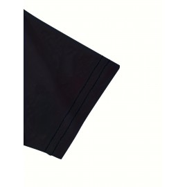 Retro Letter Print, Men's Graphic Design Crew Neck Active T-shirt, Casual Comfy Tees Tshirts For Summer, Men's Clothing Tops For Daily Gym Workout Running