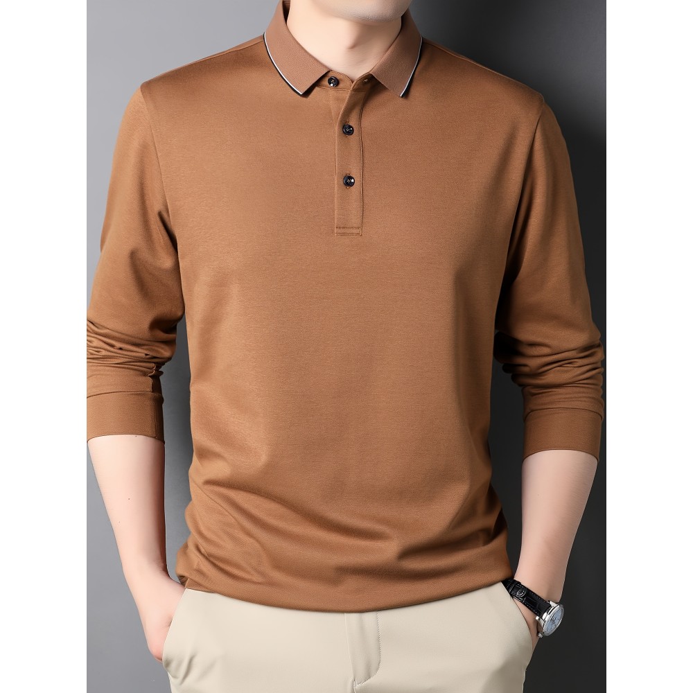 Cool 100% Wool Knitted Sweater For Men, Men's Casual Solid Pullover Knit Sweater Streetwear For Winter Fall, As Gifts