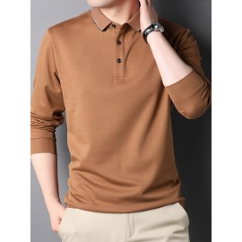 Cool 100% Wool Knitted Sweater For Men, Men's Casual Solid Pullover Knit Sweater Streetwear For Winter Fall, As Gifts